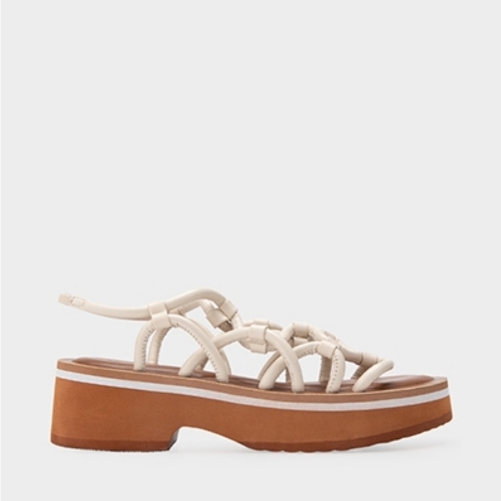 Chaya white leather sandals 8.5M